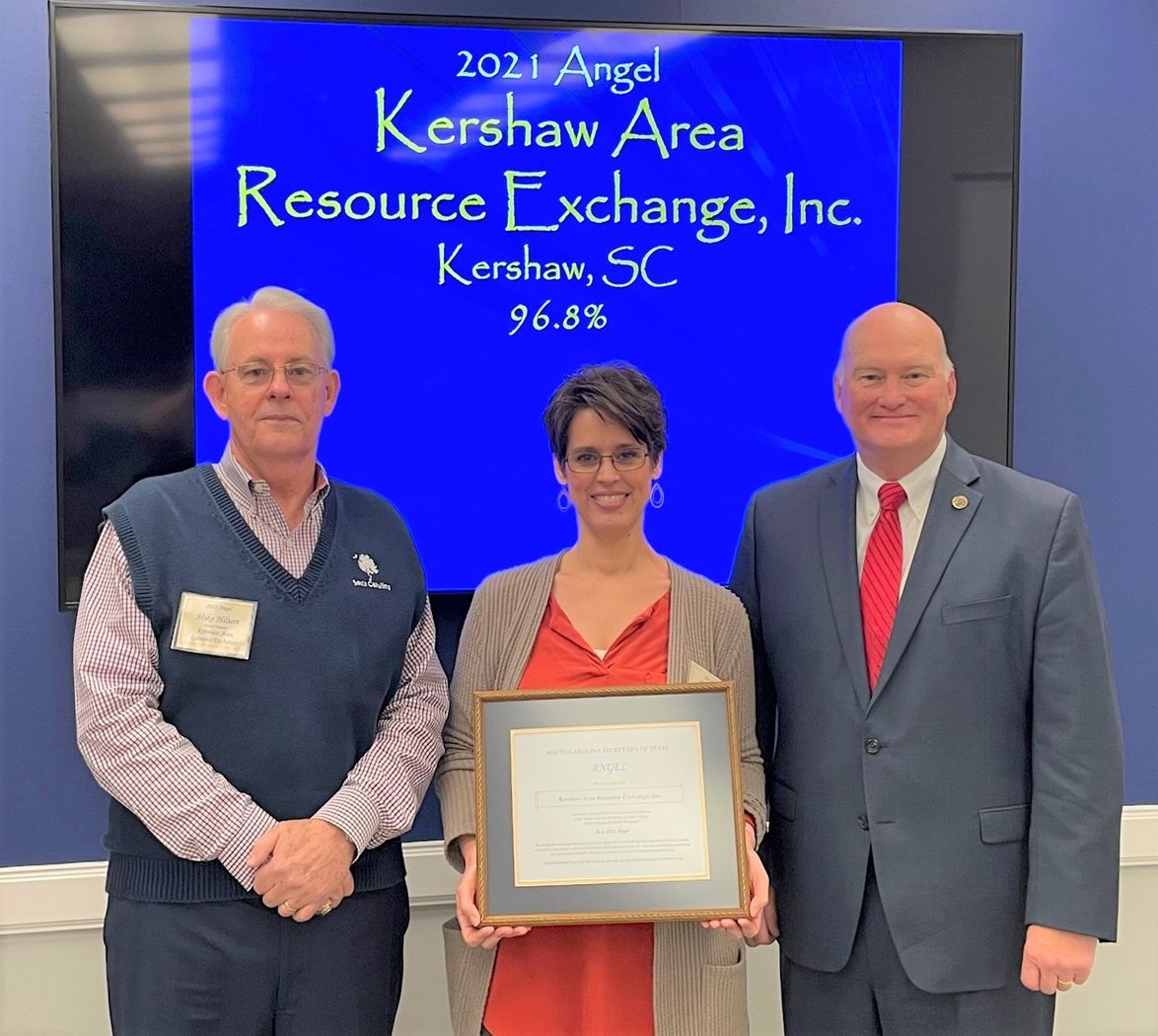 Secretary Hammond with Kershaw Area Resource Exchange, Inc